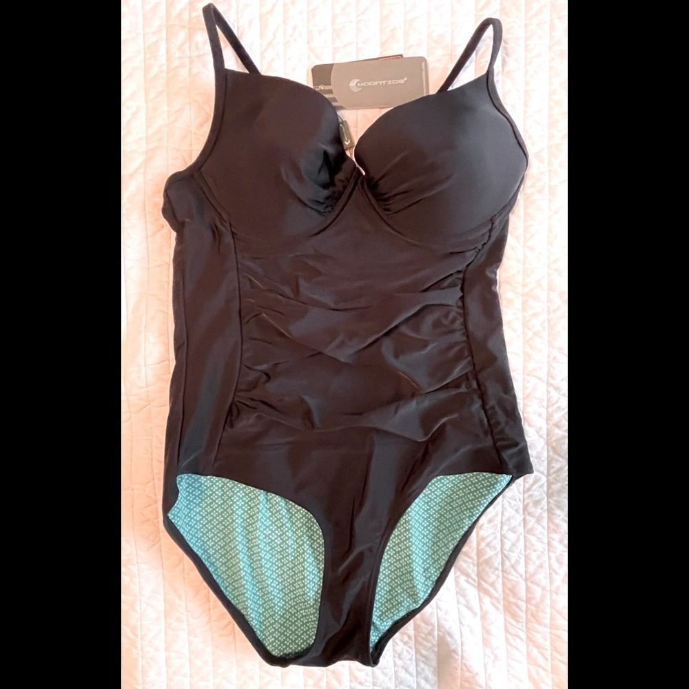 Moontide Ruched One Piece Swim Suit